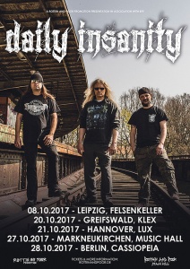 Daily Insanity Tour 2017 - Tourposter