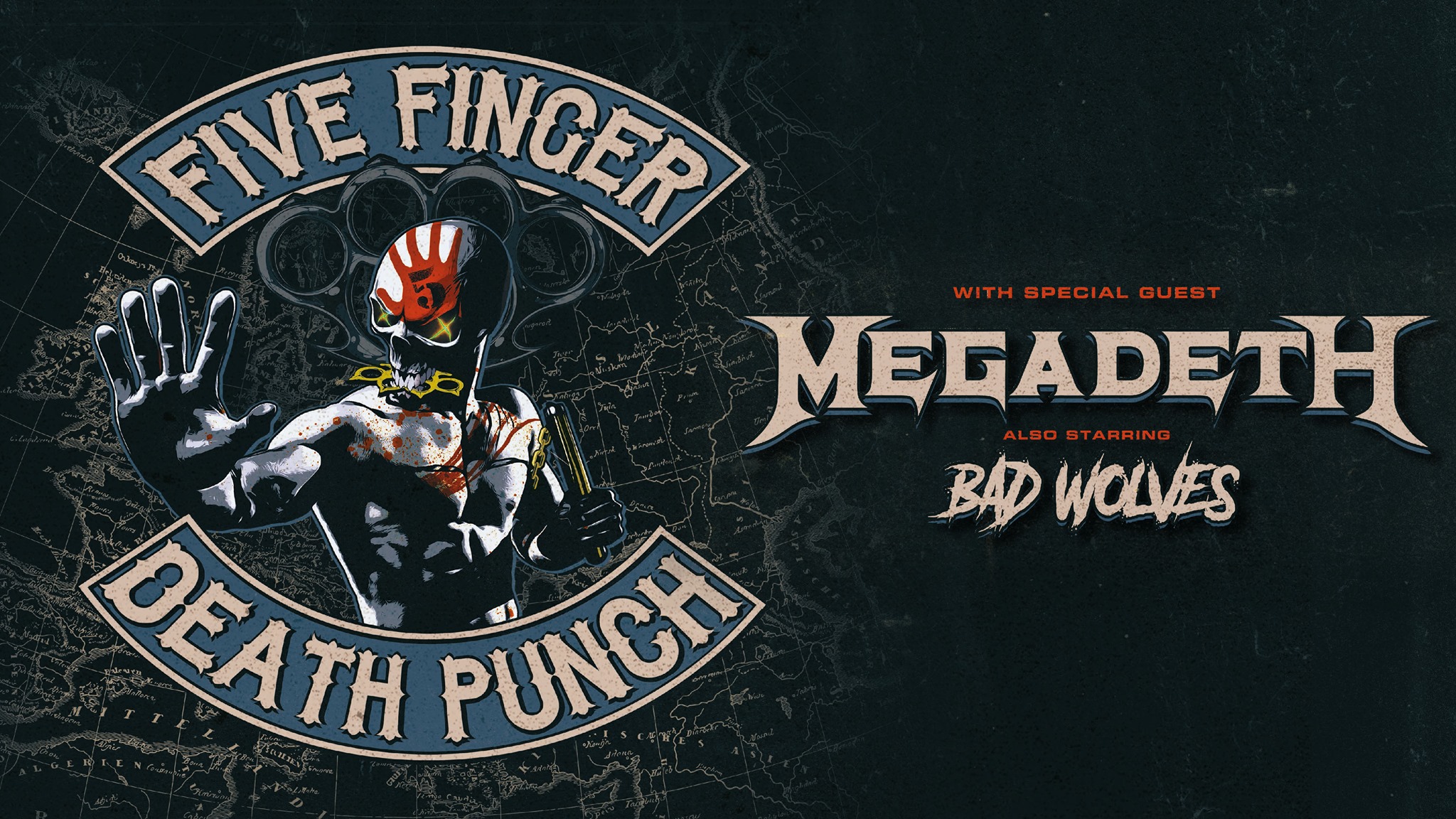 FIVE FINGER DEATH PUNCH auf Tour mit MEGADETH! Rotten And Poor